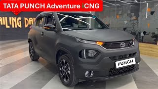 Tata Punch Adventure iCNG Feature and Specs | Best CNG Car with 5 star Safety Rating | @TedYogesh