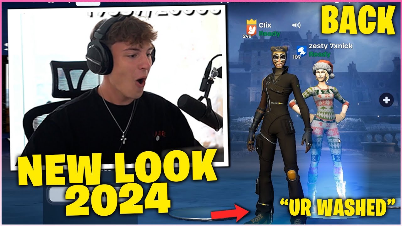 CLIX Returns To FORTNITE After 6 DAY BREAK & GETS EMBARASSED In
