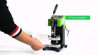 Eco Farm Dual Heat Press Manual Rosin Press 6 12 Cm Mini Rosin Press
