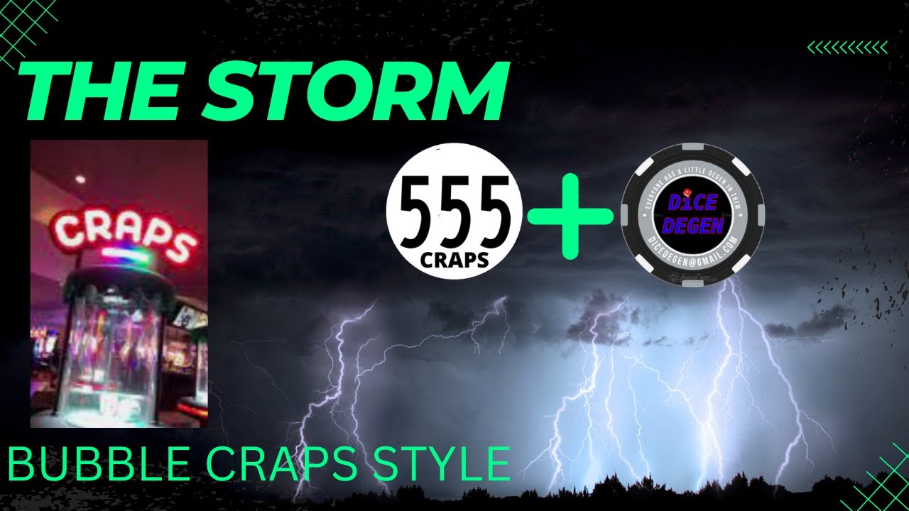 THE STORM Hybrid Craps Strategy at Bubble Craps Level YouTube