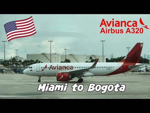 🇺🇸 Miami MIA - Bogota BOG 🇨🇴 Avianca Airlines Airbus