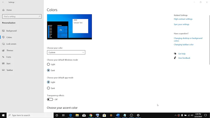 How to Change Taskbar Color to Black On Windows 10