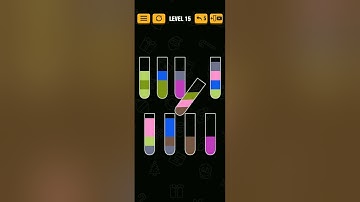 Water Sort puzzle - Level 14 & Level 15