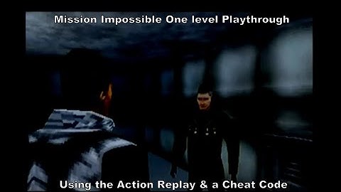 Mission Impossible One Level Playthrough using the Ps1 Action Replay & a Cheat Code :D #Playstation