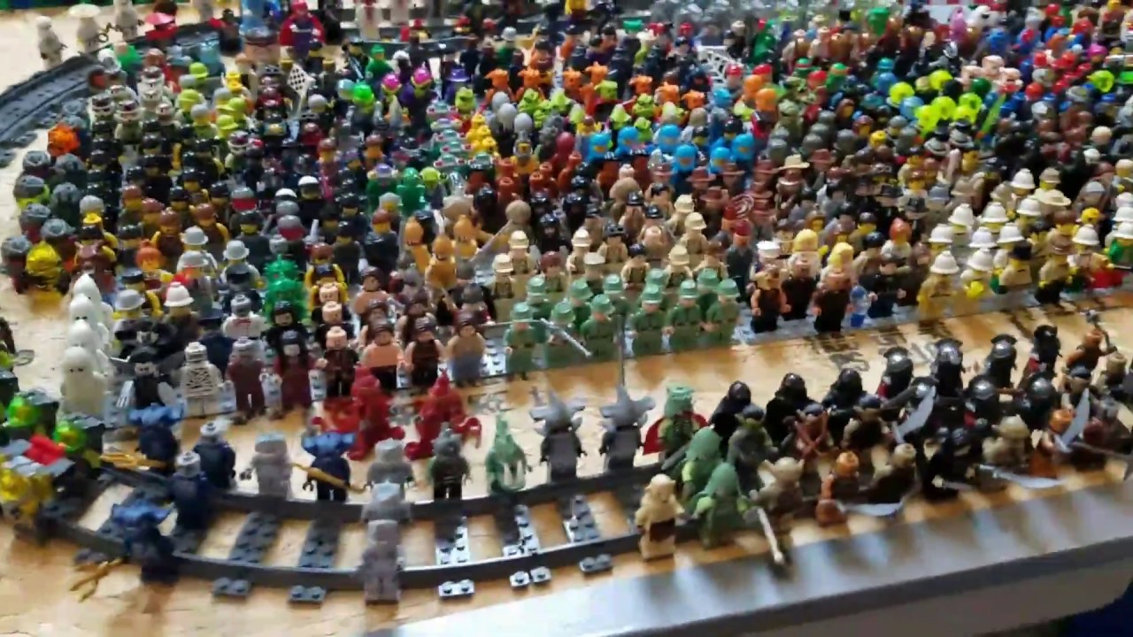 Lego Huge Minifigure collection YouTube