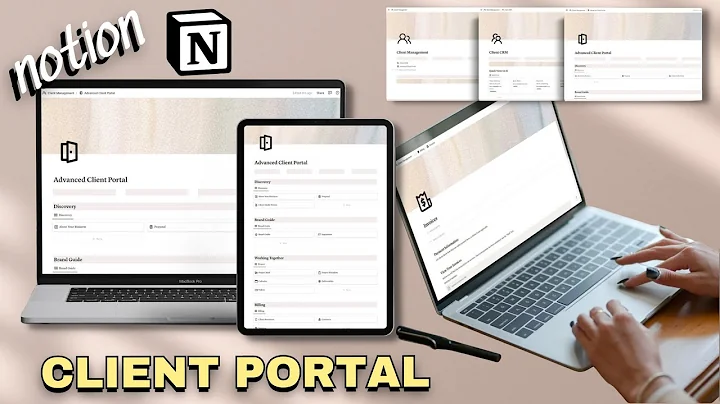 Client Portal Notion, New Client Onboarding , Virtual Assistant, Client Management, Notion Tour,