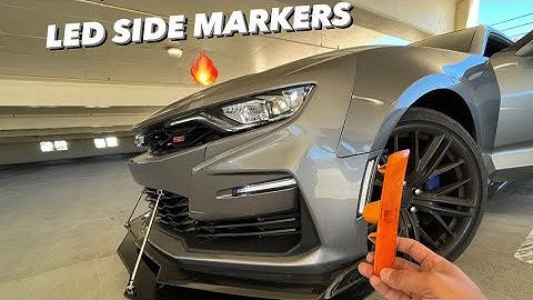 2020 CAMARO SS LED SIDE MARKER INSTALL