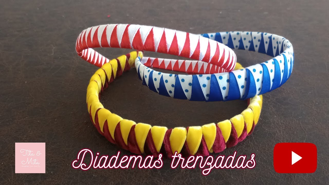 🎀 ¡Diademas trenzadas! 🎀 / Manualidades fáciles, rápidas y útiles / TITA Y MITA