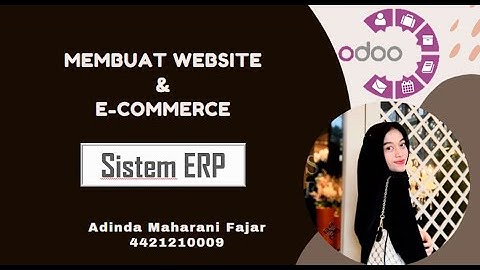 [Odoo-16] Membuat Website & E-Commerce