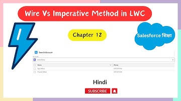 Imperative Call in LWC || Wire Vs Imperative || Chapter 12 [Hindi] #salesforce #salesforcelwc