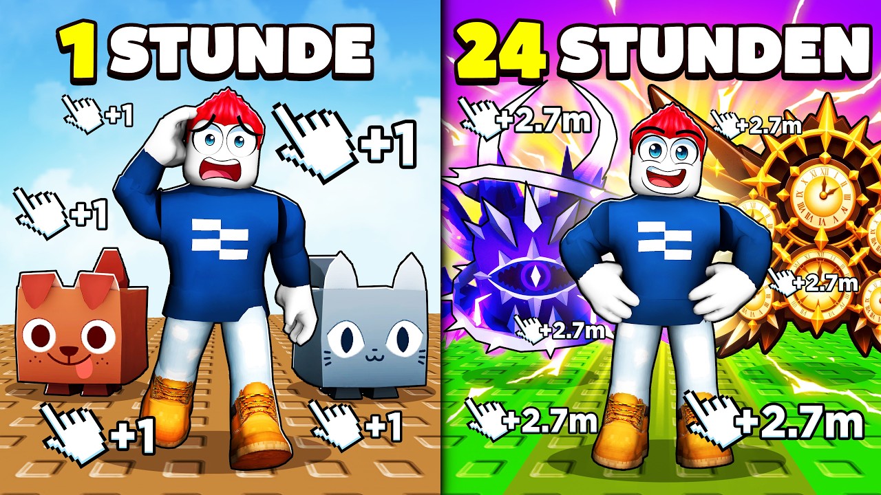 24 STUNDEN ROBLOX CLICKER SIMULATOR SPIELEN!