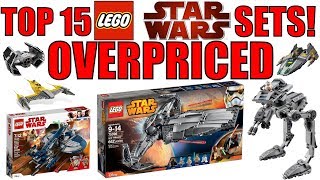 Top 15 OVERPRICED LEGO Star Wars Sets!