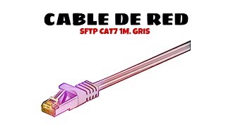Cable De Red Sftp Cat7 1 Metros Gris Distribuido Por Cablepelado
