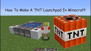 How To Make A TNT Launchpad In Minecraft