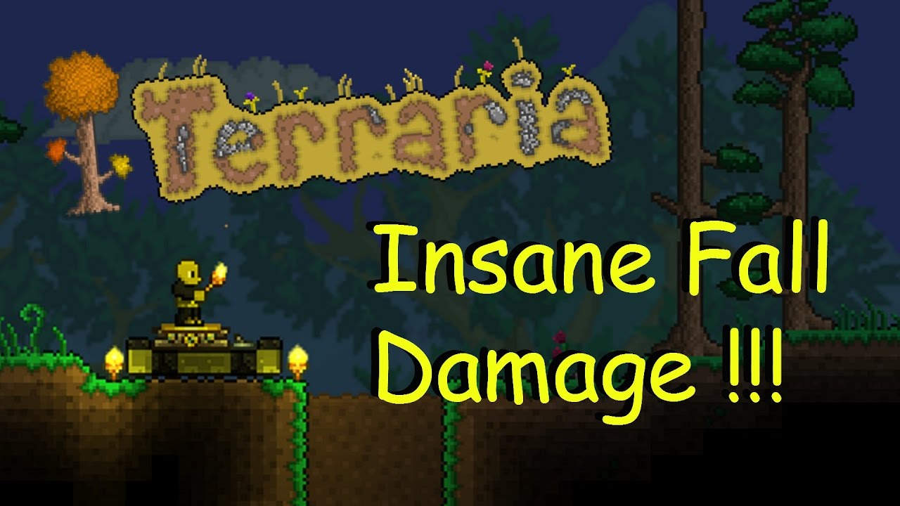 Terraria Insane Fall Damage Dummy Test (1080p60) YouTube