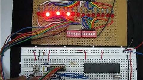 Interface ADC0804 with 8051 microcontroller (AT89C51) Project