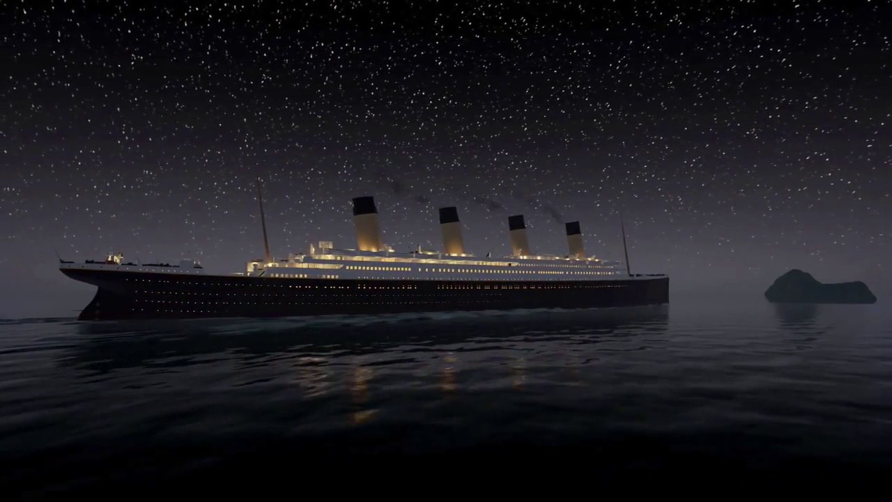 Titanic Honor and Glory - iceberg collision - YouTube