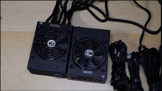 EVGA Supernova 1300  80+ Gold 1300W G2 and newer version G+ | Side by side comparation