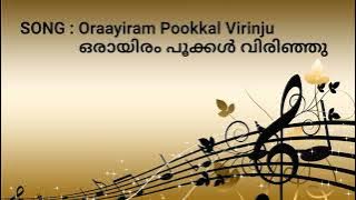 Orayiram Pookkal Virinju Manadaril
