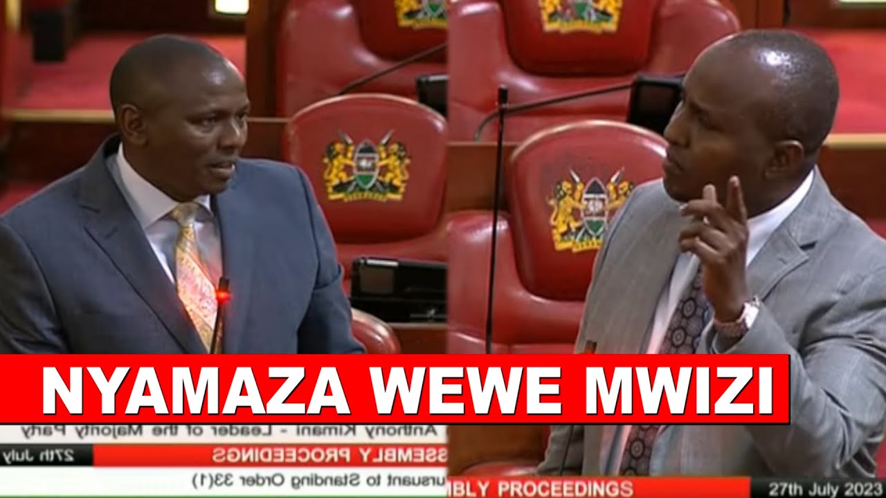 NYAMA WEWE MWIZI! Watch how fearless Junet Mohamed silenced Ichungwa in Parliament after Maandamano!