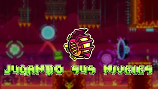 Jugando Sus Niveles!! Geometry Dash 2.2