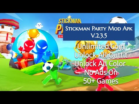 Stickman Party APK + MOD (Unlimited Money) v2.2