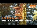 Nistkasten für Vögel mit der Kettensäge bauen | Anleitung