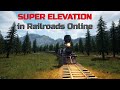 Super elevation in railroads online