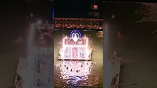 Dispositivo de vigilancia fluvial de #BomberosCM en procesión de la virgen de Alarilla. Fuentidueña.