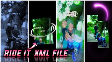 ride it || new trending song Xml file video edit by suvo creation 🔖