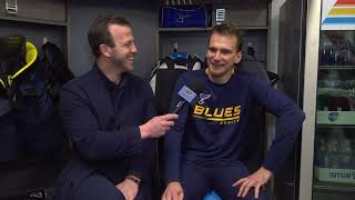 Pavel Buchnevich on his 500th game