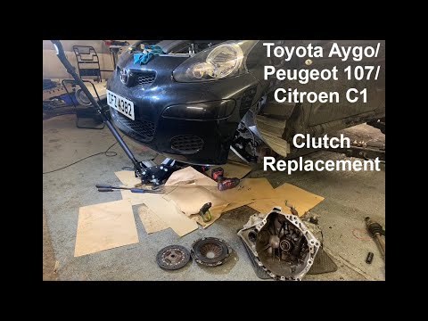 Toyota Aygo/Peugeot 107/Citroen C1 Clutch change