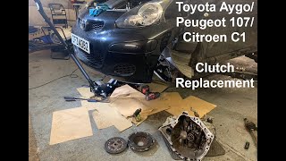 Toyota Aygo/Peugeot 107/Citroen C1 Clutch change