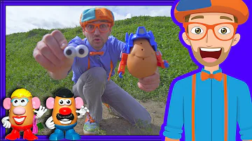 Potato Heads with Blippi on the Farm | Videos for Toddlers