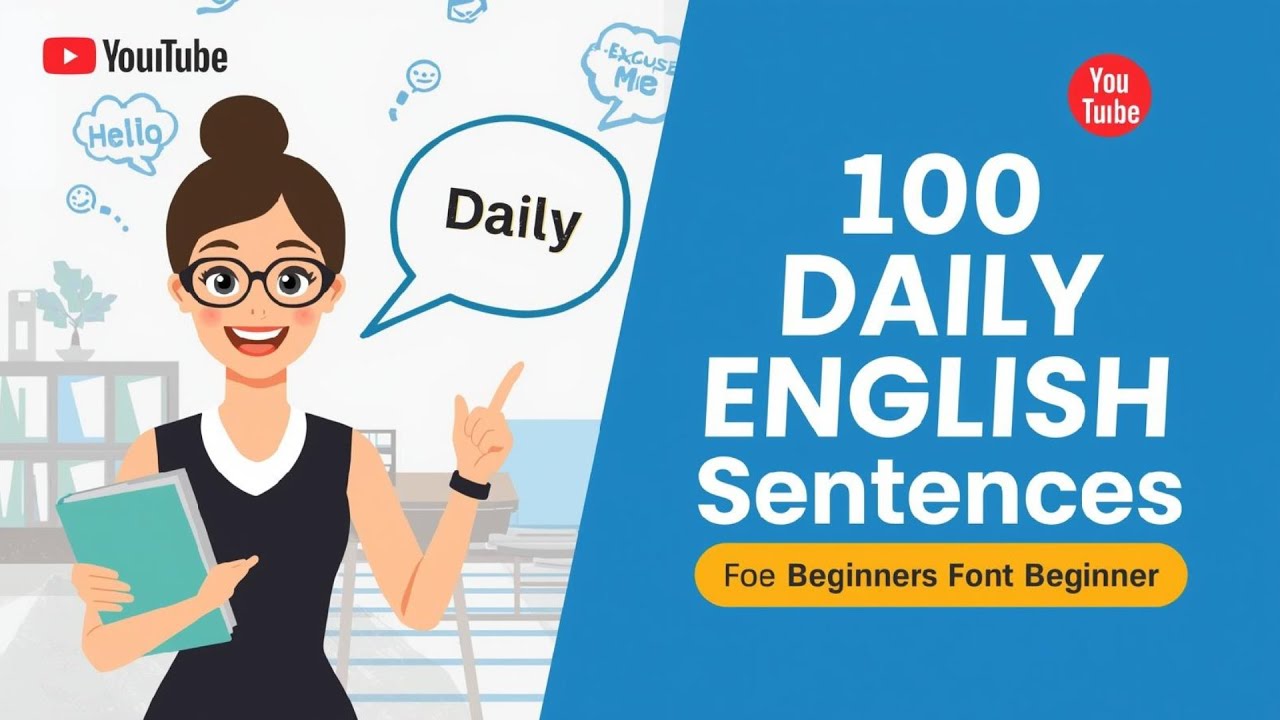 Speak Fluently Using 100 Common Daily Use English Sentences Daily - YouTube