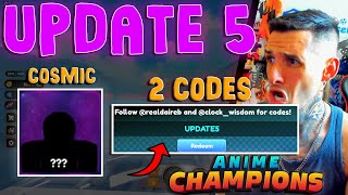 UPDATE 5 ANIME CHAMPIONS SIMULATOR CODES ROBLOX