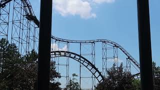 Viper Off Ride - Six Flags Darien Lake - Copyright Free Footage