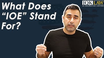 What Does “IOE” Stand For?