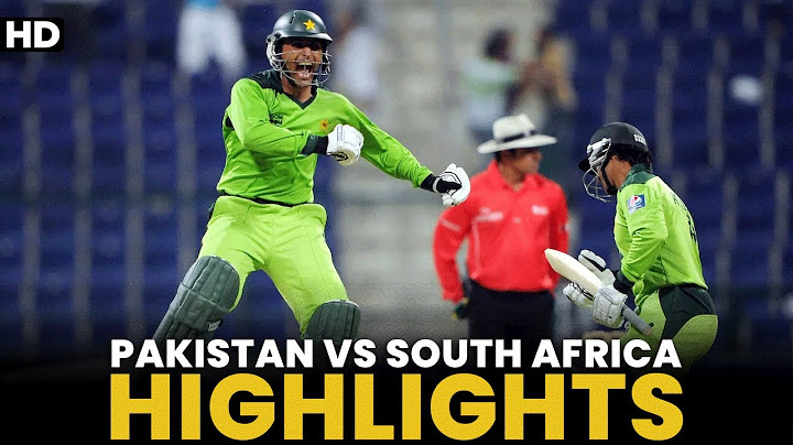 Highlights | Pakistan vs South Africa | ODI | PCB | MA2A