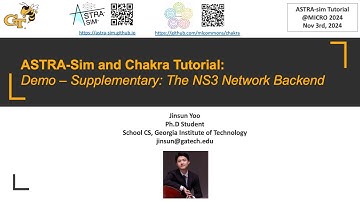 ASTRA-sim and Chakra Tutorial | MICRO 2024 | Part 4 (Supplementary): NS3 Demo