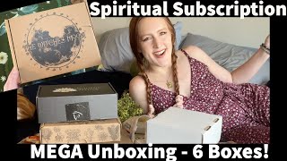 Spiritual Subscription Mega Unboxing | 6 Witchy Boxes for Witchy Wednesday