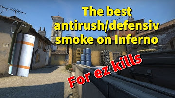 The best Smoke/Oneway to stop any B push on Inferno!!! (The current meta)