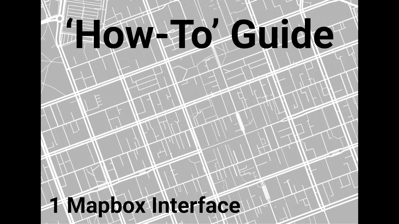 01 Mapbox Interface - YouTube