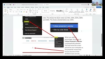Change the Size of Your Zoom View