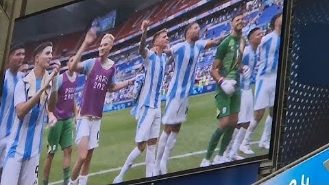 Argentina vs Ucrania (2-0) Juegos Olímpicos Paris 2024: Lo que se vivió  (Video in Spanish)