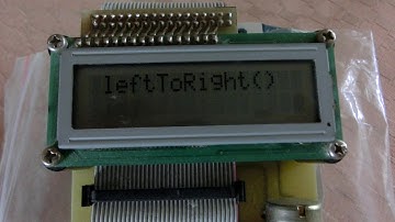 Arduino LCD Demo