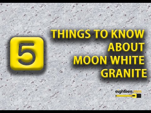 5 THINGS TO KNOW ABOUT MOON WHITE GRANITE