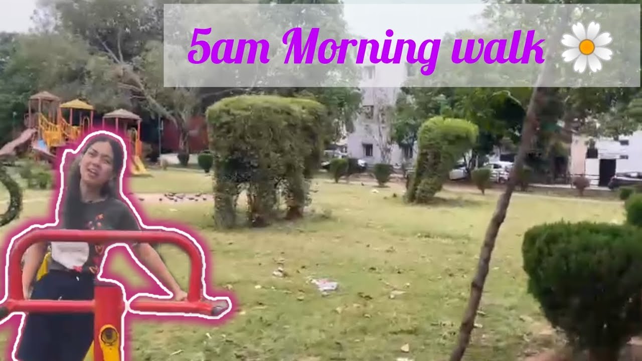 5am 🌄 Morning walk , exercises, yoga 🌺 || RT Vlog11 ️ #bestmoments # ...