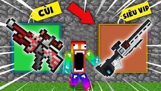 MINI GAME : CUỘC THI SỞ HỮU SÚNG NGẮM VIP ** THỬ THÁCH NOOB CÓ SÚNG NGẮM VIP NHẤT MINECRAFT ??