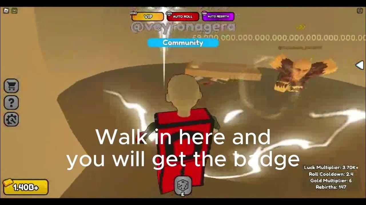 How To Get The Secret 1 Badge In RNG Rollers YouTube